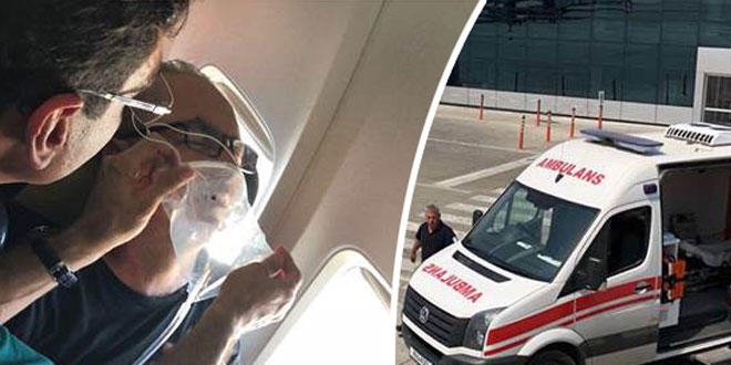 Uçakta panik anları! Pilot hemen kuleyi aradı