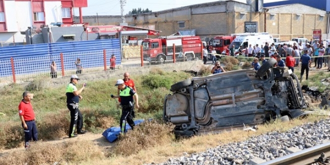 Hemzemin geçitte kaza: 1 ölü