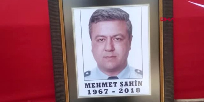 Kalbine yenilen polis son yolculuğuna uğurlandı