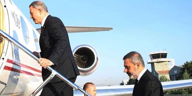Hulusi Akar ve Hakan Fidan Rusya Savunma Bakanı ile biraraya gelecek