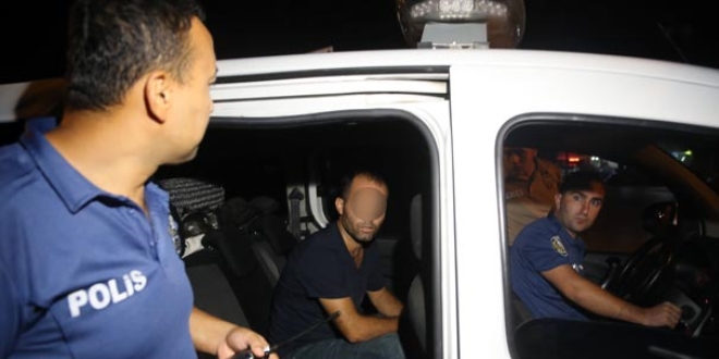 Polis ticari taksiyle takip edip yakaladı