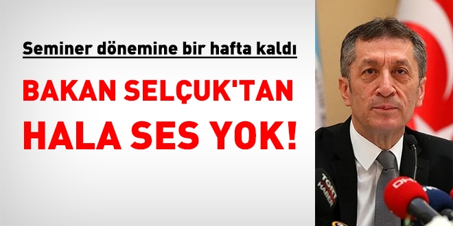 Eş durumu tayinlerinde, Bakan Ziya Selçuk'tan hala ses yok