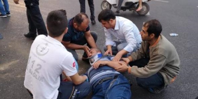 Yaralı sürücülere müdahaleyi başhekim yardımcısı yaptı
