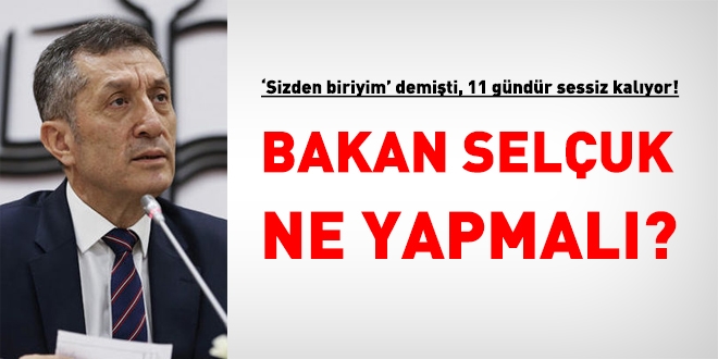 Bakan Ziya Selçuk, mazeret tayinlerinde ne yapmalı?