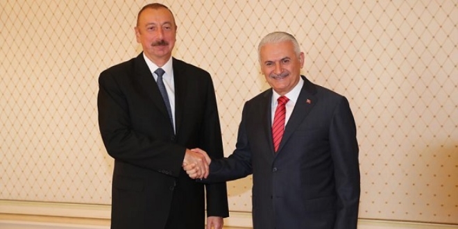 Aliyev, TBMM Başkanı Yıldırım'ı kabul etti