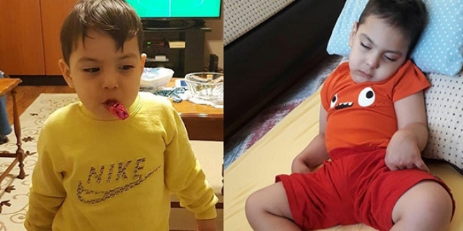 Fındık kırıntıları, minik Ömer'i felç etti