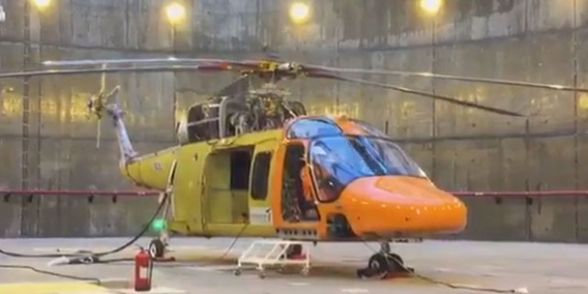 Yerli helikopter il kezmotor çalıştırdı