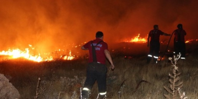 Adıyaman'da korkutan yangın