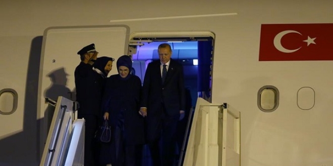 Cumhurbaşkanı Erdoğan, yurda döndü