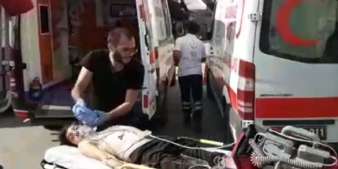 Boğulma tehlikesi geçiren çocuk ölümden döndü