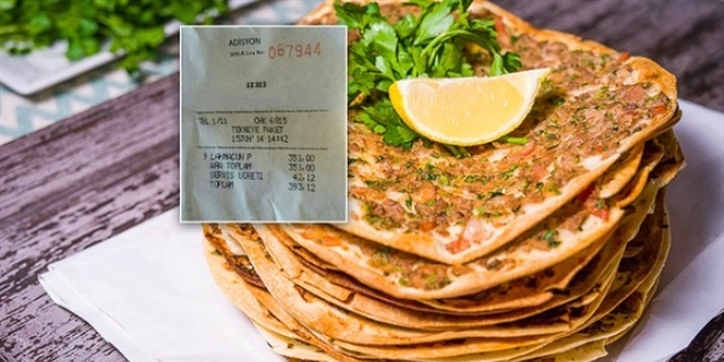 50 TL'lik lahmacuna bakanlık el attı