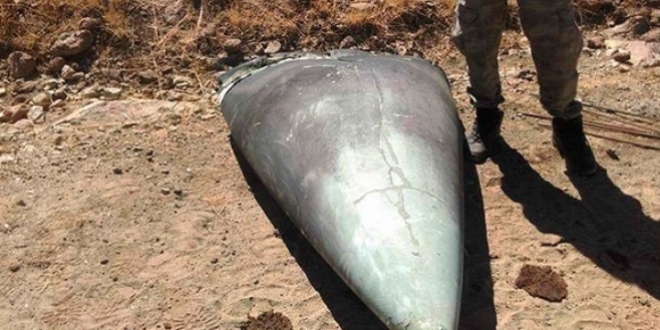 Nurdağı'nda füze başlığı olduğu öne sürülen parça bulundu