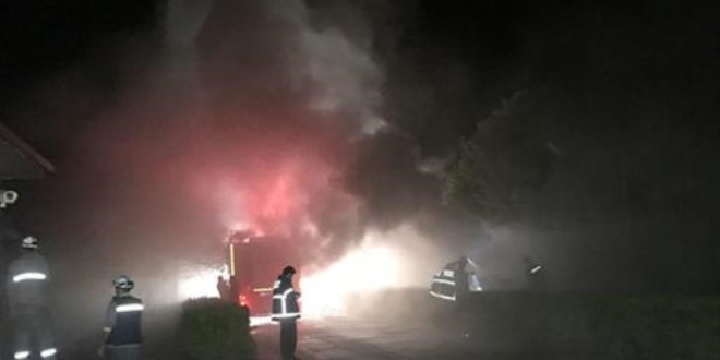 Karabük'te trafoda çıkan yangın nedeniyle 3 ilçeye elektrik verilemiyor