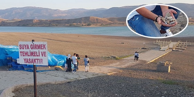 Baraj suyu çekildi, ortaya çıkan şeyler şaşırttı