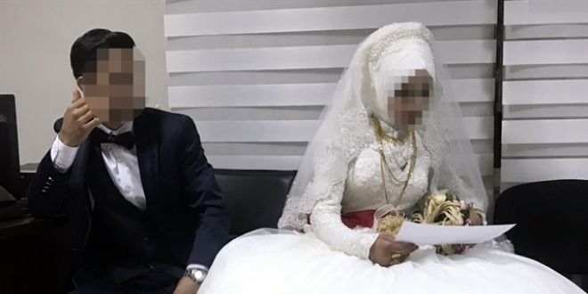14 yaşındaki çocuk gelin son anda kurtardı