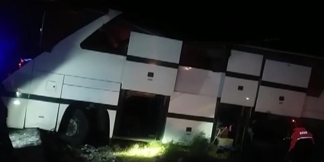 Polis otobüsü kazasında 1 kişi hayatını kaybetti