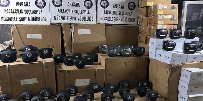 Ankara'da sahte yedek parça operasyonu