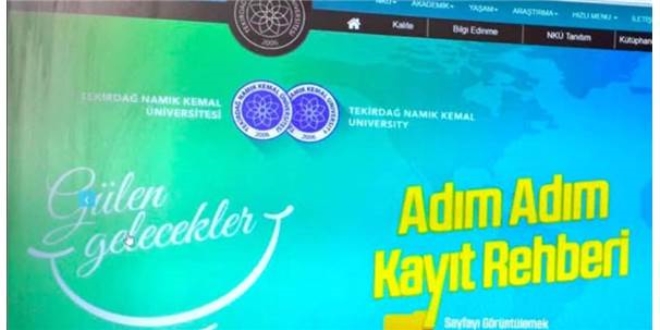 Üniversite sitesinde bulunan 'Gülen Gelecekler' temasına soruşturma