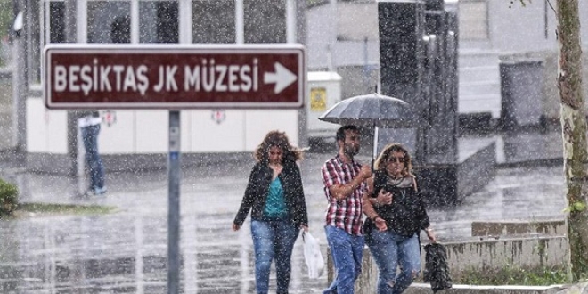 stanbul'da saanak etkili oldu