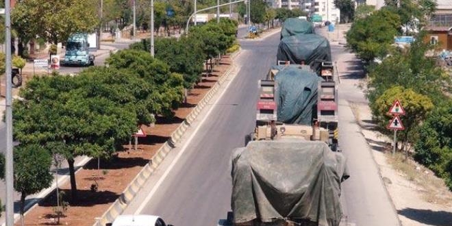 TSK'dan Cisr eş Suğur'a 50 araçlı takviye