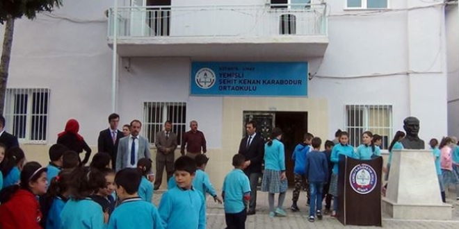 Şehidin adı, mezun olduğu okula verildi