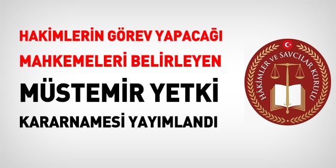 3 bin hakimin, görev yapacağı mahkemeler belli oldu