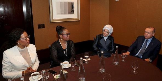 Erdoğan, Malcolm X'in kızlarını kabul etti