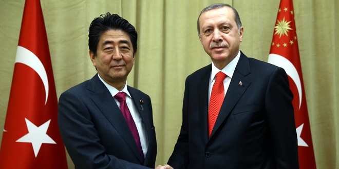 Cumhurbaşkanı Erdoğan Japonya Başbakanı Abe ile görüştü