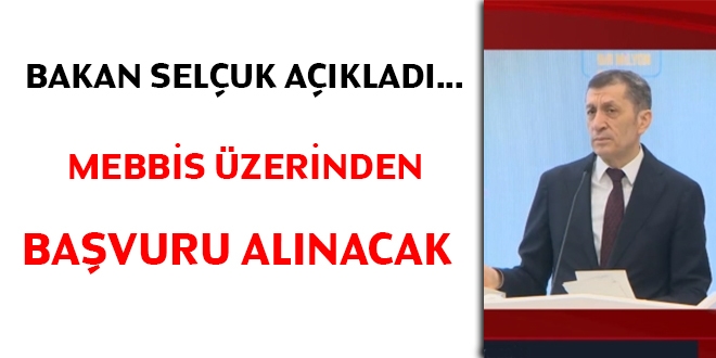 Bakan Selçuk açıkladı: MEBBİS üzerinden görüş alınacak