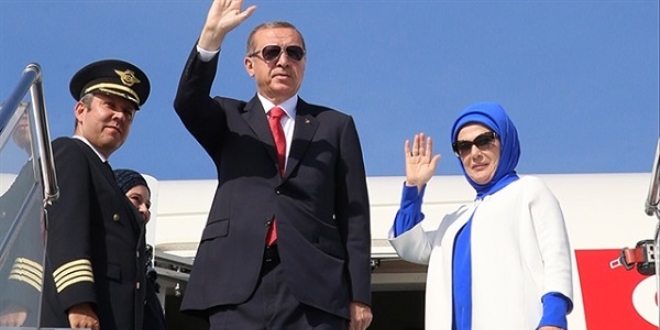 Cumhurbaşkanı Erdoğan Almanya'da