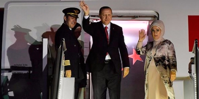 Cumhurbakan Erdoan Almanya'dan ayrld