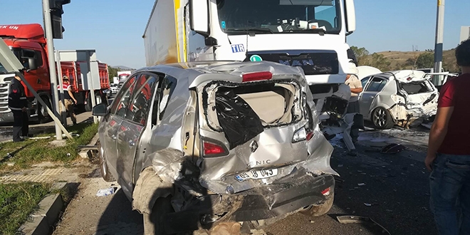 Samsun'da trafik kazas: 8 yaral
