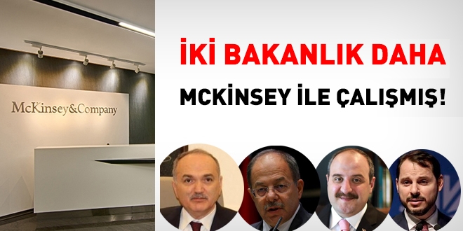 Daha önce iki Bakanlık daha McKinsey'le çalışmış