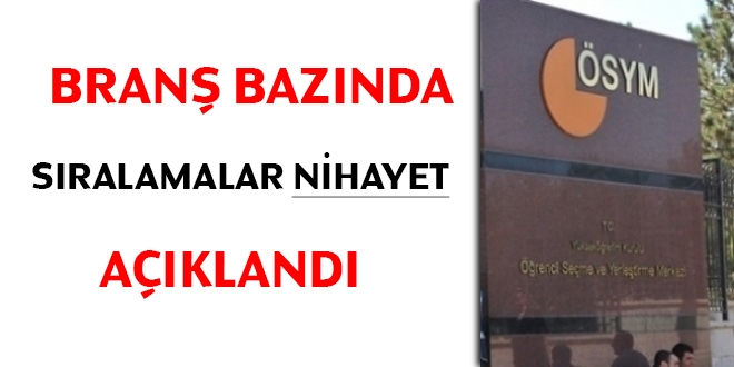 Bran baznda sralamalar nihayet akland