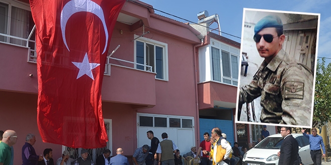 Balıkesir'e şehit ateşi düştü