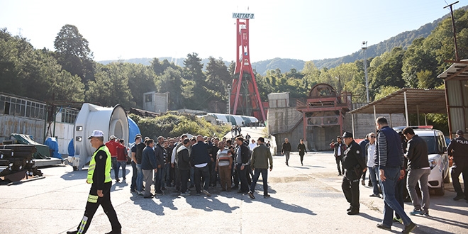 Bartın'da maden işçileri eylemlerini sonlandırdı