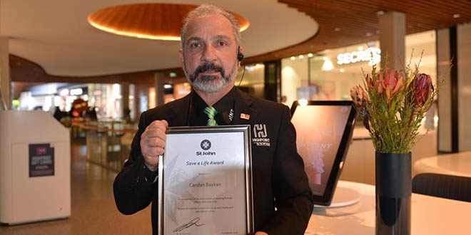 Avustralya'da Türk'e kahramanlık ödülü