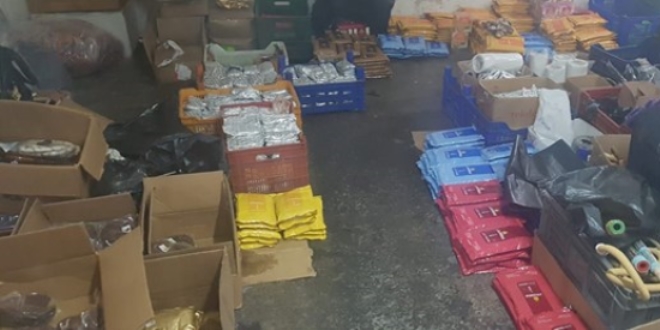 İstanbul'da 'kaçak tütün' operasyonu