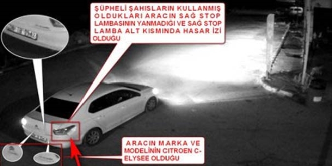 'Yedek parça' hırsızlarını stop lambası ele verdi