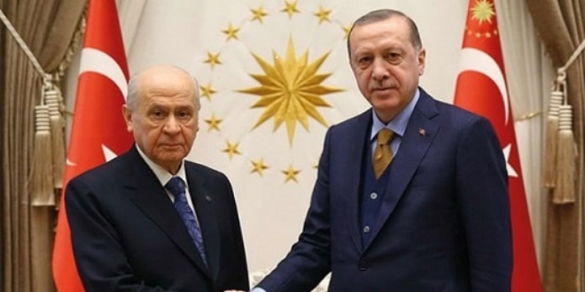 Cumhurbakan Erdoan, Baheli ile grecek