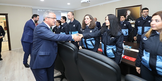 Adaylık süresini tamamlayan zabıtalar yemin etti