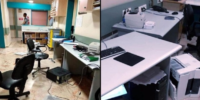 Ölen hastanın yakınları hastaneyi birbirine kattı