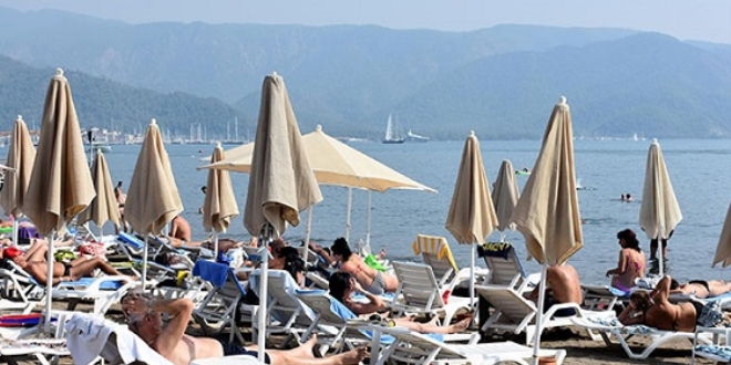 Marmaris'te Ekim ayında deniz keyfi