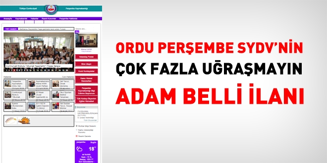 Ordu Perembe SYDV'den 'ok fazla uramayn' ilan