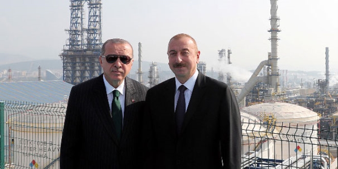 Cumhurbakan Erdoan, Aliyev ile grt