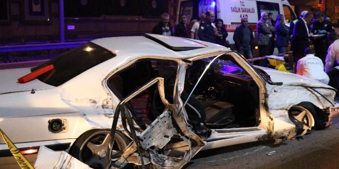 E-5'te feci kaza: 1 ölü, 1 yaralı