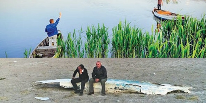 Eber Gölü tamamen kurudu