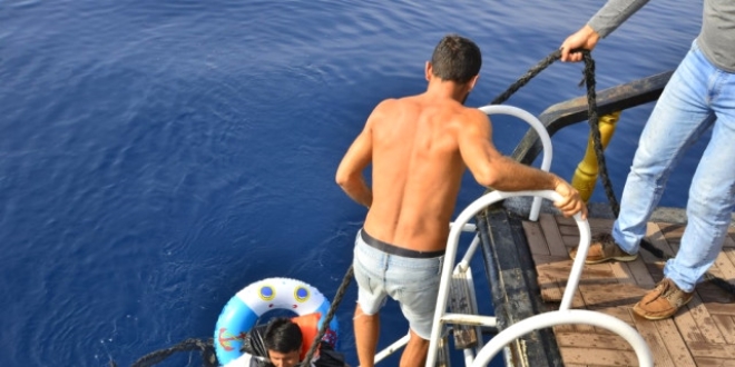 Son parasıyla 1 ekmek ve can simidi almış