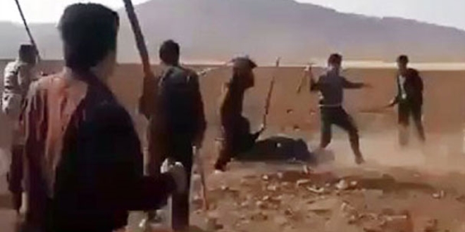 Arazi anlaşmazlığından 5 kişinin yaralandığı kavga görüntüleri dehşete düşürdü