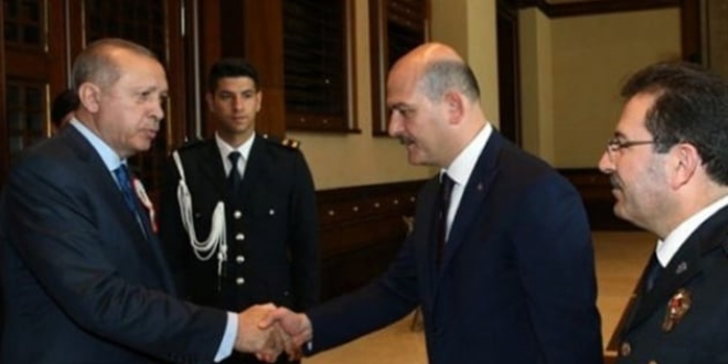 Erdoğan gece yarısı İçişleri Bakanı Soylu'yla görüştü